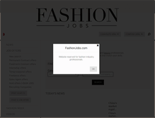 Tablet Screenshot of mt.fashionjobs.com