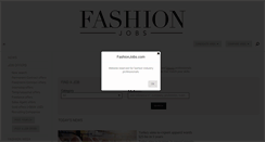 Desktop Screenshot of kr.fashionjobs.com