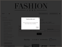 Tablet Screenshot of mx.fashionjobs.com