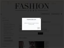 Tablet Screenshot of il.fashionjobs.com