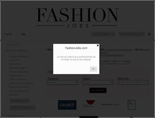 Tablet Screenshot of fr.fashionjobs.com