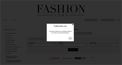 Desktop Screenshot of ca.fashionjobs.com