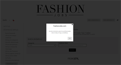 Desktop Screenshot of cl.fashionjobs.com
