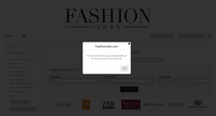 Desktop Screenshot of be.fashionjobs.com