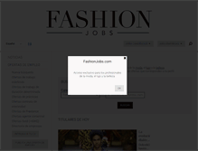 Tablet Screenshot of gt.fashionjobs.com